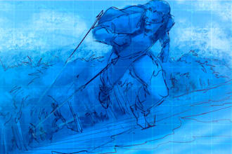 illustrate professional movie and game storyboards
