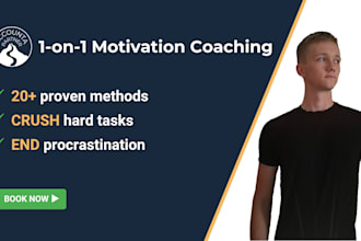 be your motivation coach and accountability partner