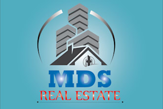 design real estate realtor elegant signature business logo for you