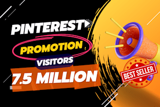 do etsy store promotion ebay, amazon, shopify to 6 milli0n pinterest