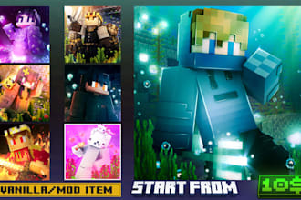 make cool minecraft profile picture