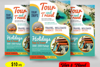 design tour and travels flyer party birthday flyer poster