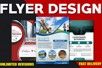 design a professional quality flyer