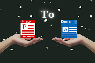 convert PDF to word