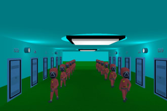 make squid game mobile game