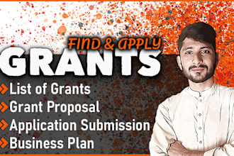 do grants research, grant writing, and submit applications on your behalf