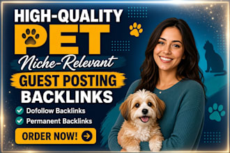 do guest posts or link insertion on pet blog SEO backlinks