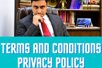 make terms and conditions and privacy policy for your website or app