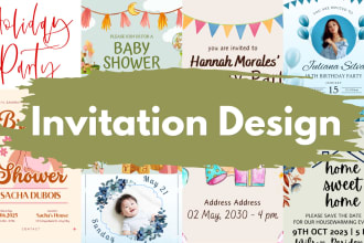 design personalized birthday invitation cards
