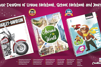 create unique notebook journal covers and interiors