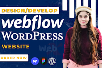 design or develop webflow website, figma to webflow, webflow expert