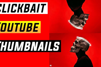 design a clickbait youtube thumbnail