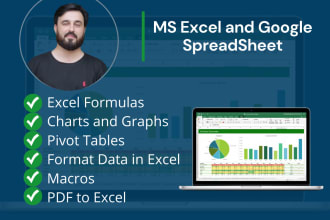 assist you with excel formulas, charts, and macros