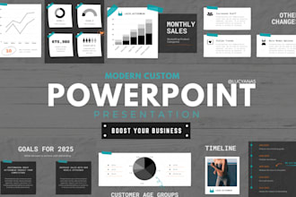 design modern powerpoint presentation