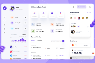 design UI design for a web app or dashboard