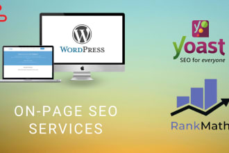 do complete wordpress on page SEO with rankmath and yoast