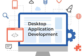 create desktop app and web app and bugs fixing