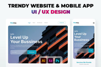 create nft website and app ux ui landing page design