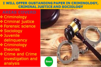 write perfect criminal justice and international law