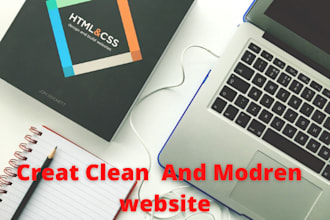 create a clean and modern wordpress website