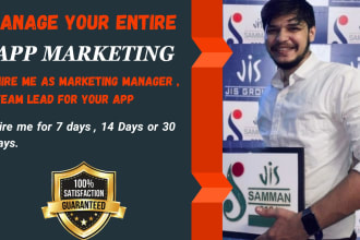 be your app growth strategist and expert, marketing manager, app team lead