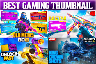 design cod black ops 6 codm fortnite pubg gaming youtube thumbnails