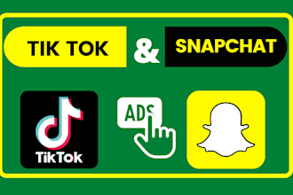 your tik tok, snapchat video ads marketing, and promotion manager