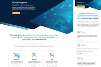 build professional websites with marketing contents