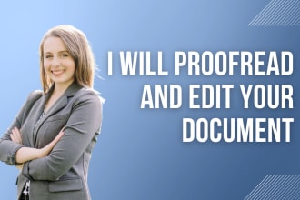 proofread, edit, or rewrite your document