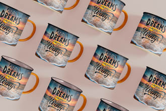 create customize design of mug or tshirt etc