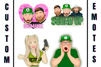 make custom emotes for streamers