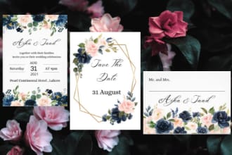make unique invitation greeting card, party invitation in 24 hours