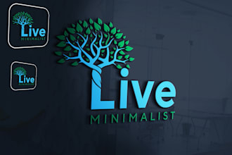 create a modern minimalist,creative,appicon,logo design