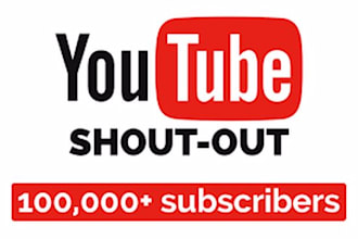 shoutout your youtube channel to 50million subscribers