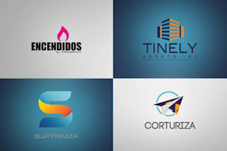 do modern minimalist and trendy logo design