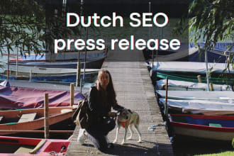 write a dutch press release that pops