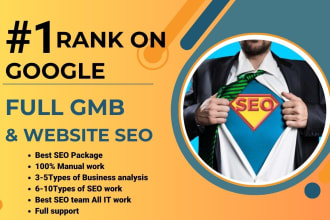 do gmb SEO service google business profile ranking website and map rank