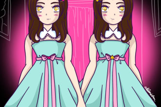 creación de personajes, anime, kawaii