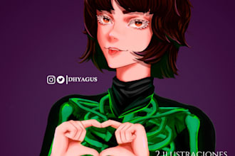 do any custom drawing, fanart or concept art