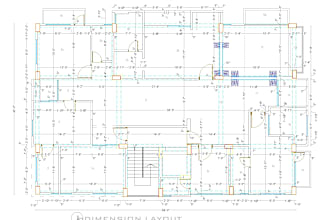 create 2d architectural plan and working drawing in autocad