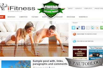 create full SEO optimized wp autoblog in 24 hours