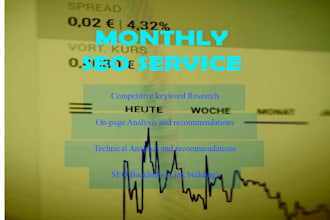 provide monthly SEO service to rank on google top rank
