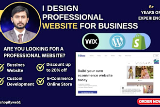 redesign, revamp your shopify store or wordpress ecommerce website
