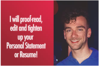 tighten up your personal statement, CV or resume and make it pop