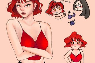 draw your beautiful oc or fanart