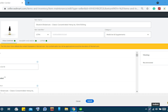 list products on walmart seller center and optimize them