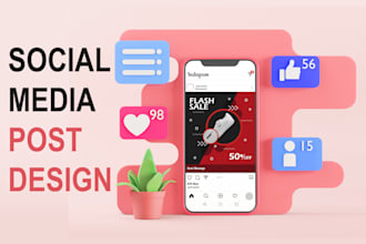 create attractive social media post design