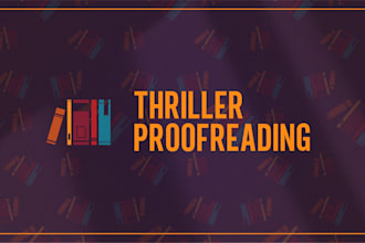 proofread your thriller novel