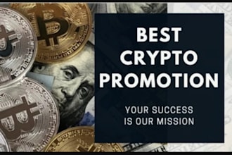 promote your crypto project, token, telegram, get traffics