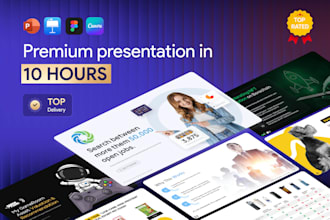 do powerpoint, google slides design and investor pitch deck
